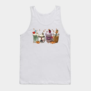 Halloween Coffee meme Tank Top